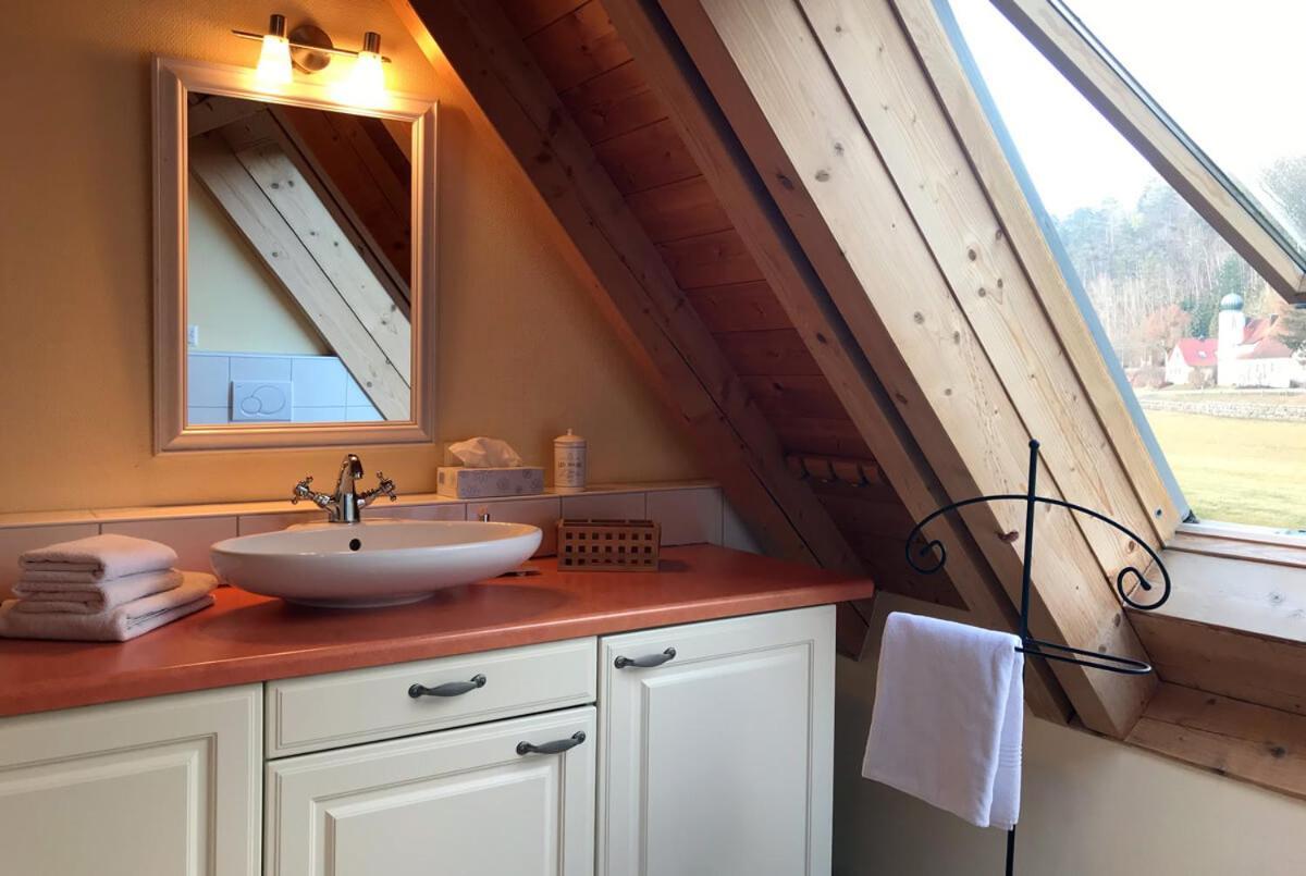 Landhotel Untere Muehle Strassberg 외부 사진