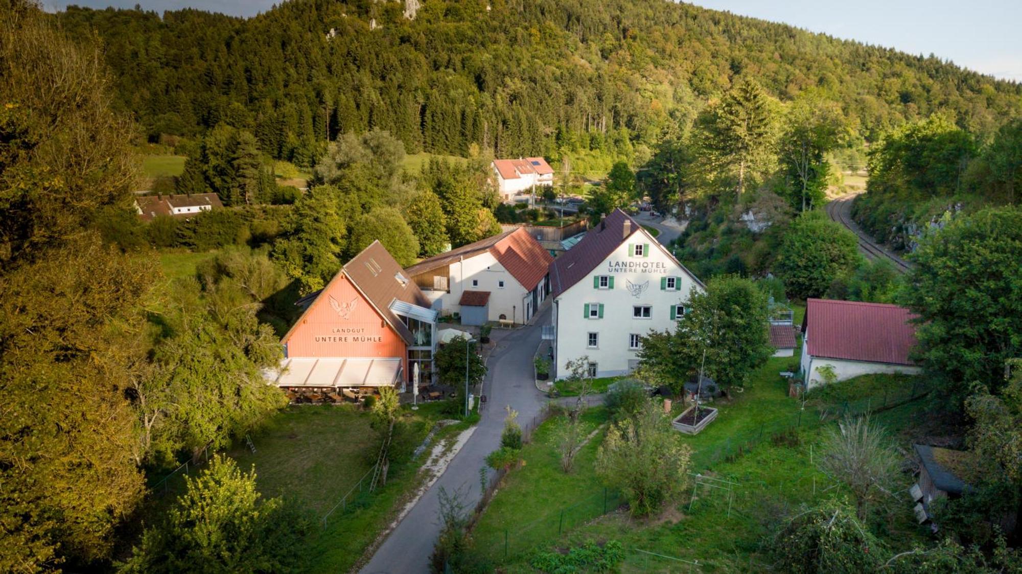 Landhotel Untere Muehle Strassberg 외부 사진